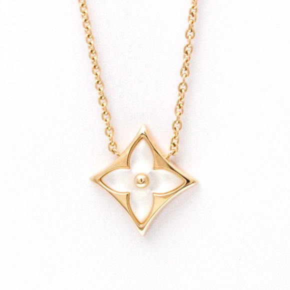 LOUIS VUITTON 18k Gold Pearl Necklace - Picture 1 of 13